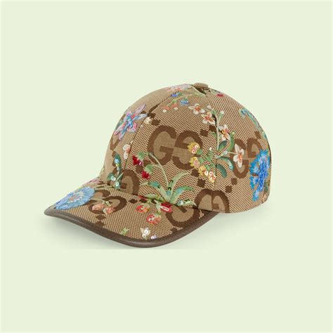 casquette gucci fleur|casquette gucci homme luxe.